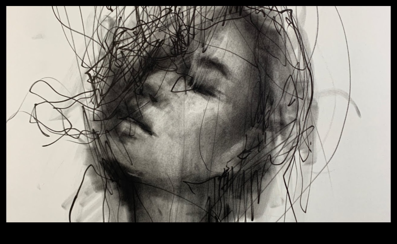 Cărbune și cerneală O fuziune a media 6 Fuziunea cărbunelui și a cernelii: Experimentarea cu medii mixte