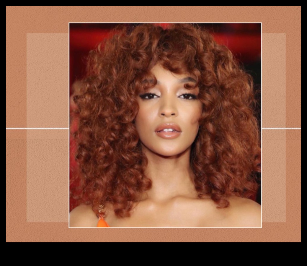 Bucle de cupru și stiluri elegante: stăpânirea texturii părului roșu și castaniu