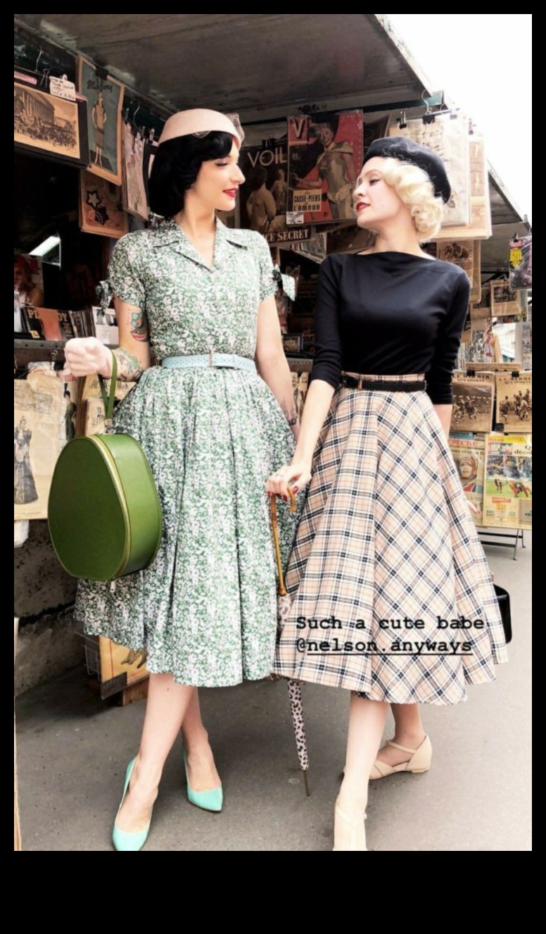 Vintage Vibes: Idei de ținute de inspirație retro pentru o întorsătură nostalgică