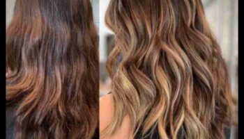 Brunette Balayage Bliss: Stăpânirea artei luminilor sărutate de soare