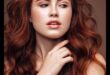 Bucle de cupru și stiluri elegante: stăpânirea texturii părului roșu și castaniu
