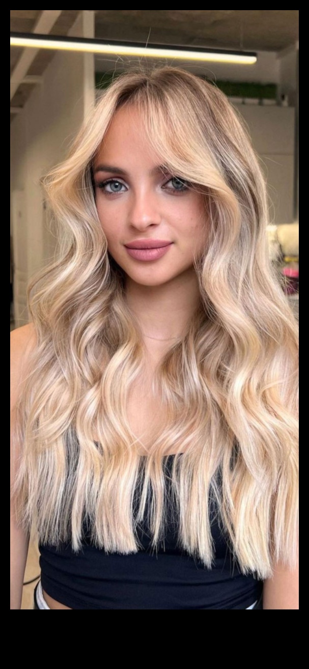 Champagne Blonde Elegance: Coafuri de sărbătoare pentru toate ocaziile